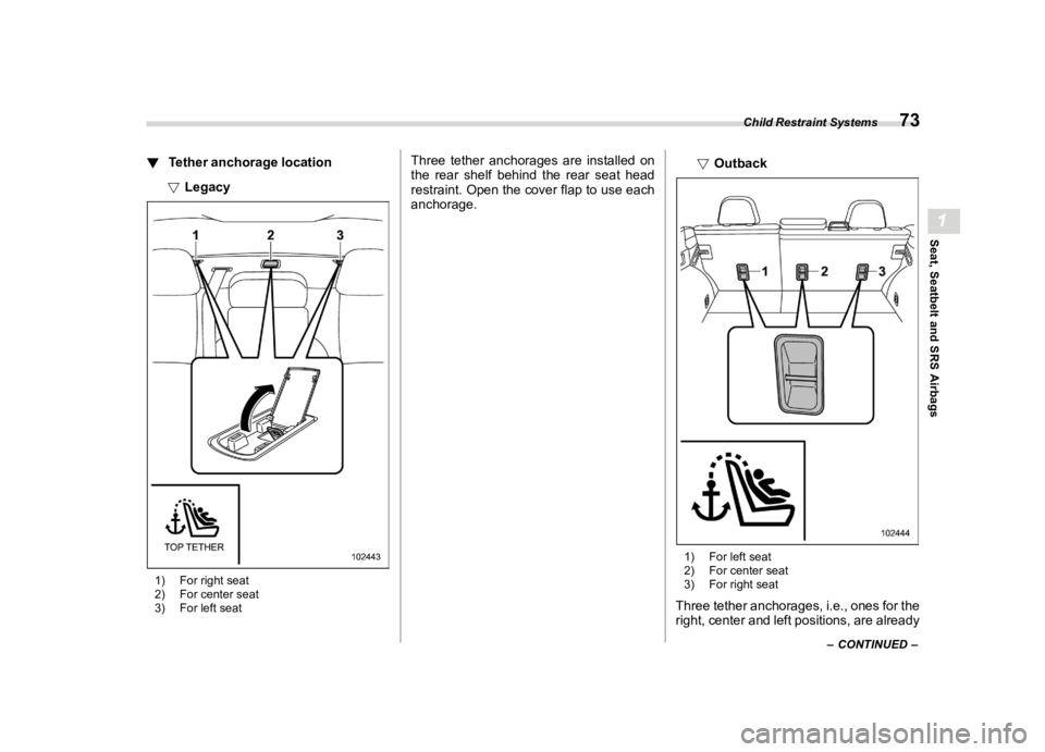 SUBARU LEGACY 2020  Owners Manual ������
