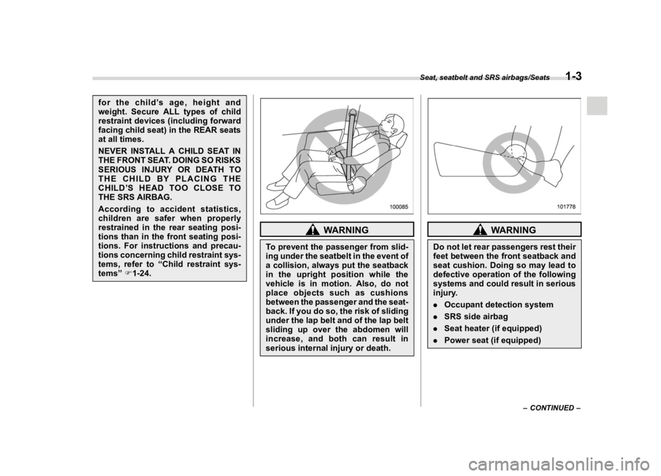 SUBARU IMPREZA 2020  Owners Manual ������
