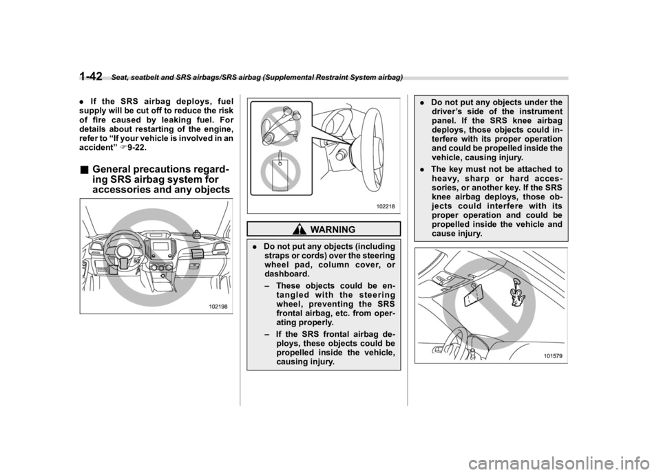 SUBARU IMPREZA 2020  Owners Manual ������
