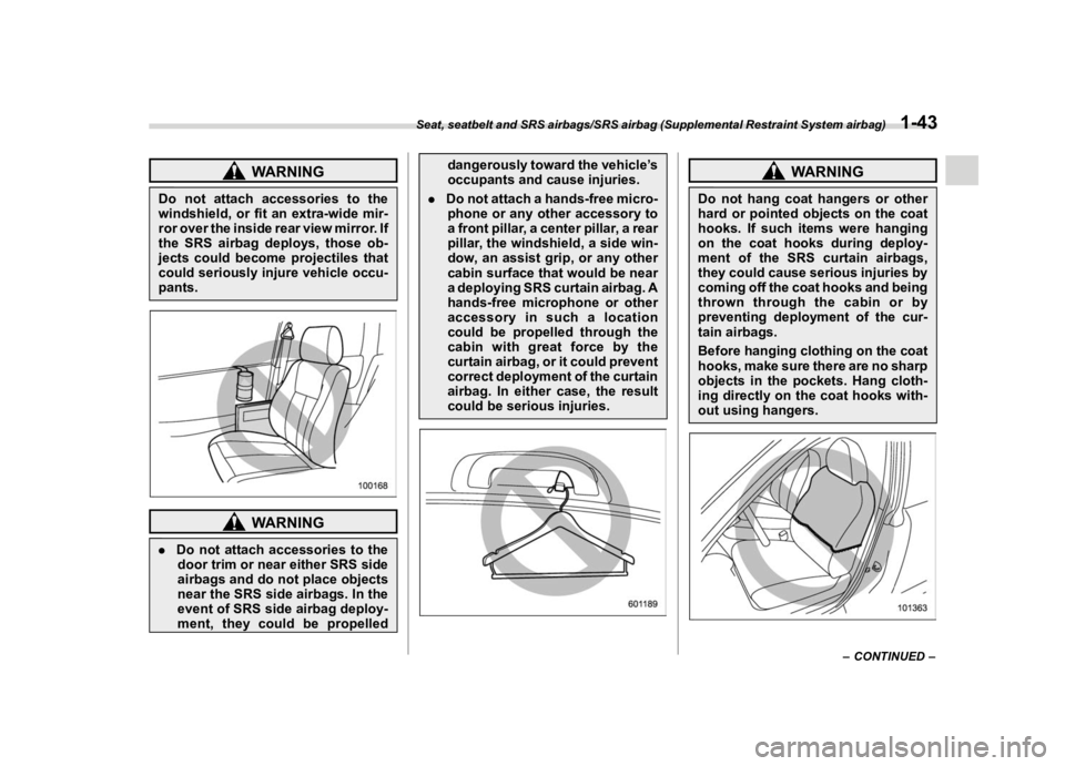 SUBARU IMPREZA 2020  Owners Manual ������
