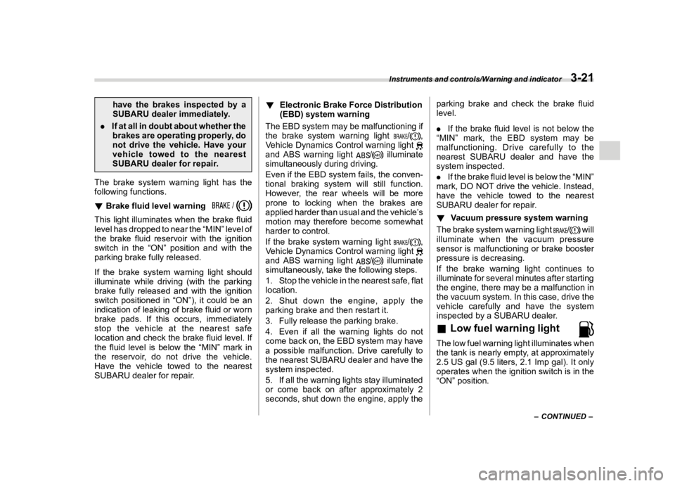 SUBARU CROSSTREK 2020  Owners Manual �������
