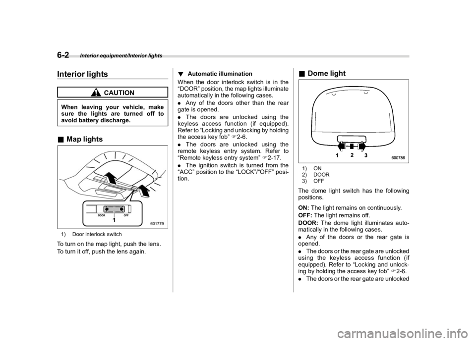 SUBARU CROSSTREK 2020  Owners Manual �������
