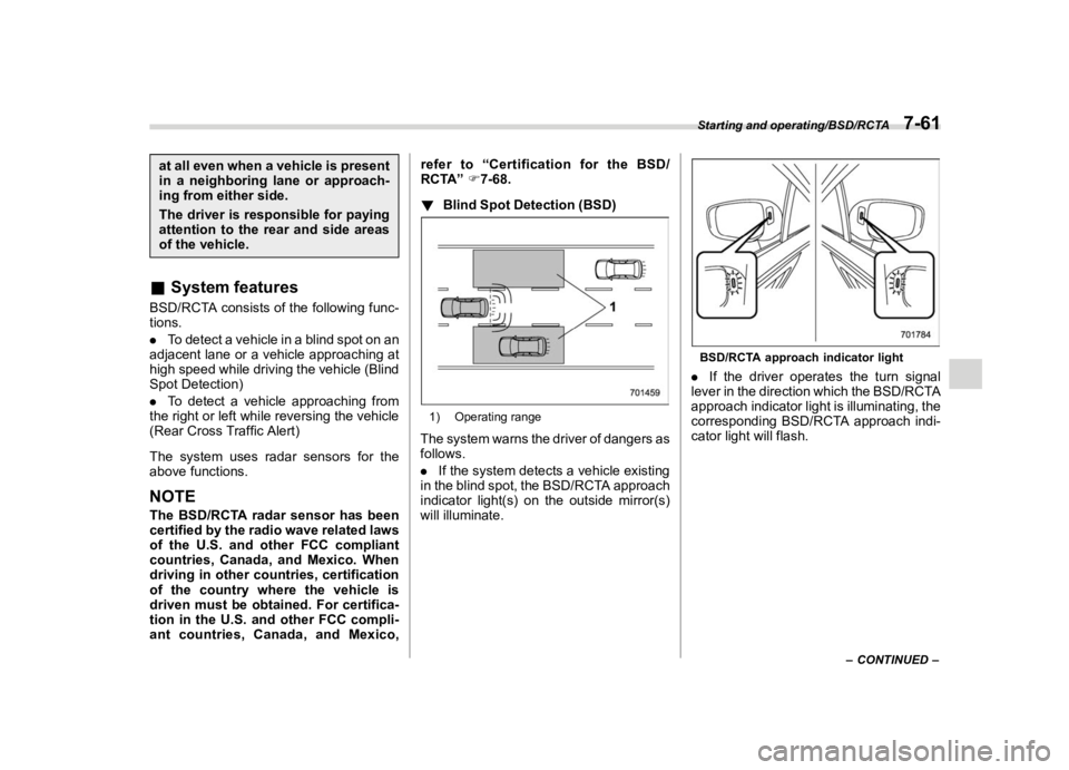 SUBARU CROSSTREK 2020  Owners Manual �������
