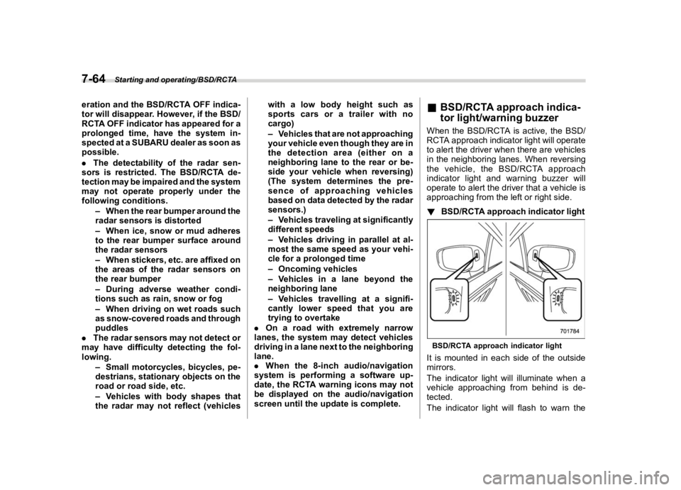 SUBARU CROSSTREK 2020  Owners Manual �������
