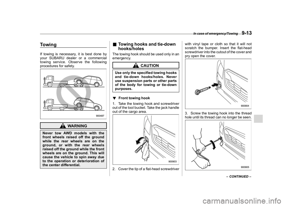 SUBARU CROSSTREK 2020  Owners Manual �������
