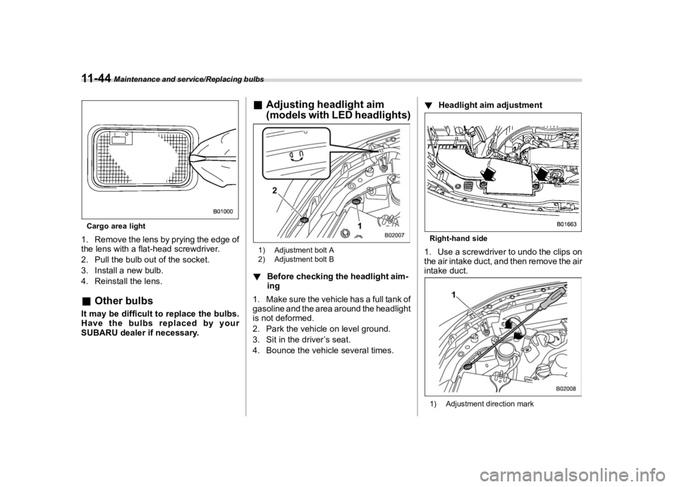 SUBARU CROSSTREK 2020  Owners Manual �������
