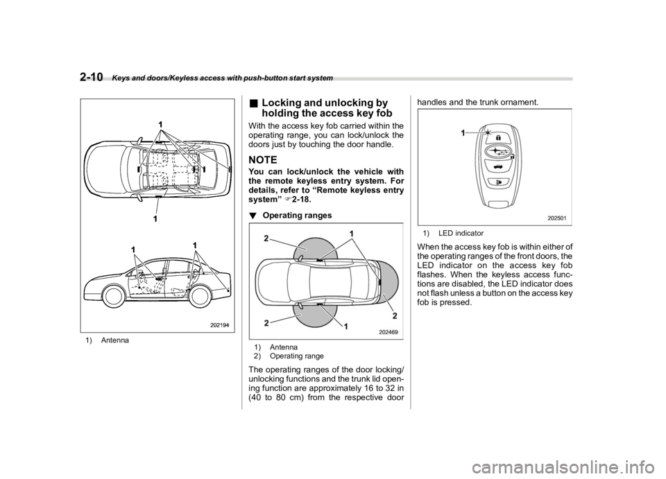 SUBARU WRX 2020  Owners Manual �������
