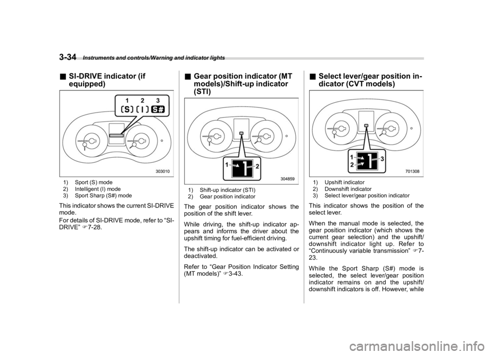 SUBARU WRX 2020  Owners Manual �������
