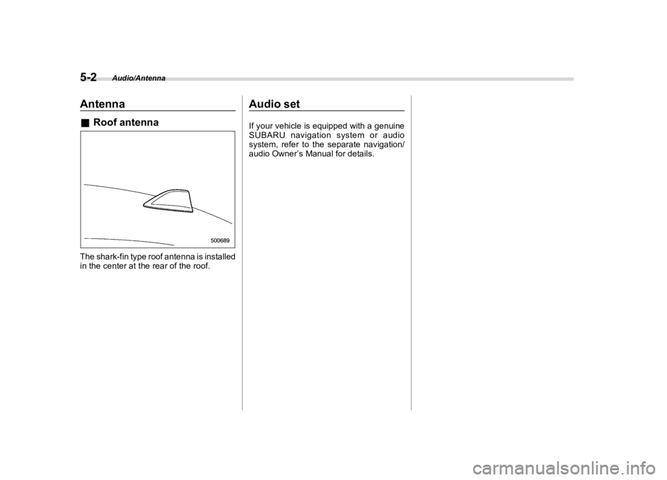 SUBARU WRX 2020  Owners Manual �������
