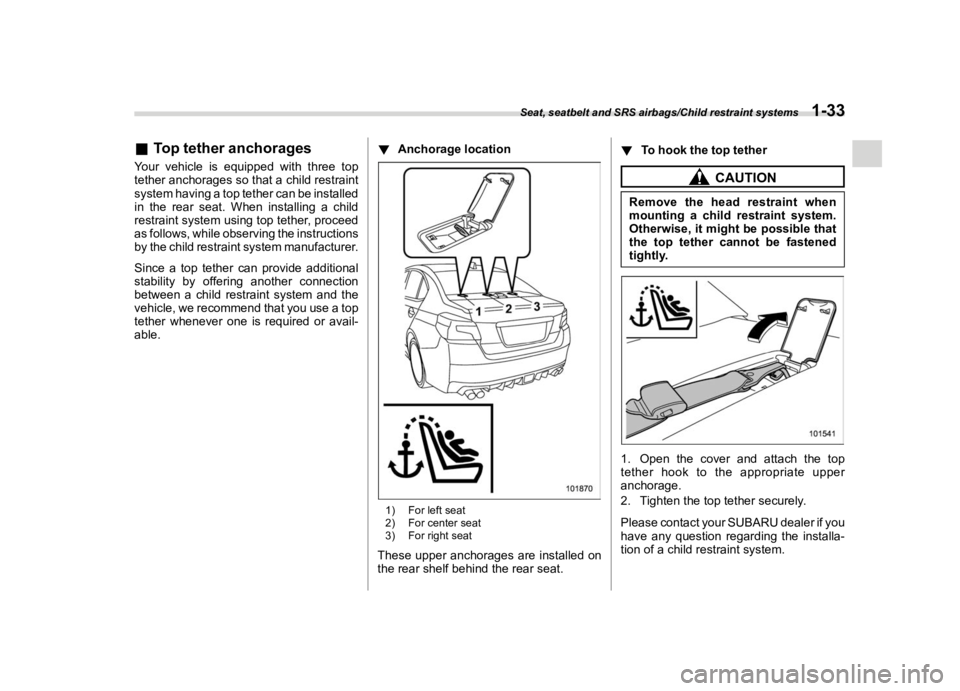 SUBARU WRX 2020  Owners Manual ������

