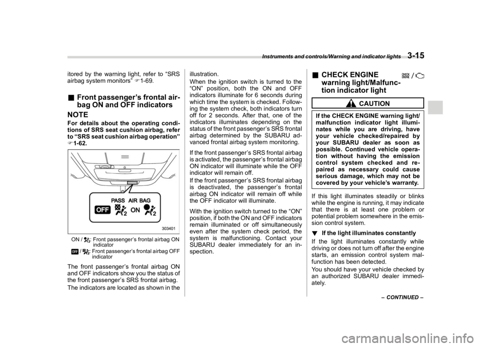 SUBARU OUTBACK 2019  Owners Manual �������
