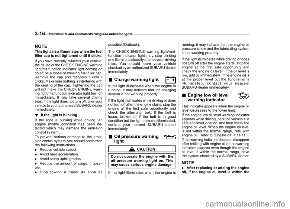 SUBARU OUTBACK 2019  Owners Manual �������
