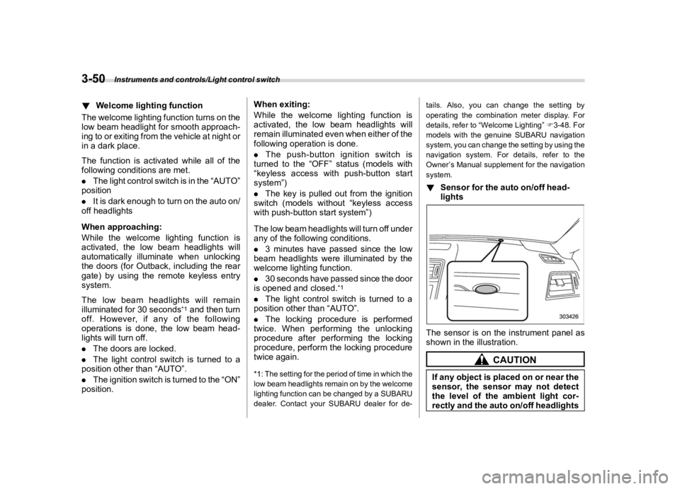 SUBARU OUTBACK 2019  Owners Manual �������
