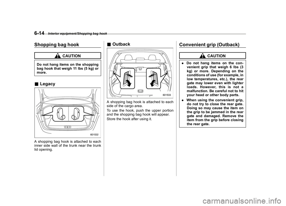 SUBARU OUTBACK 2019  Owners Manual �������
