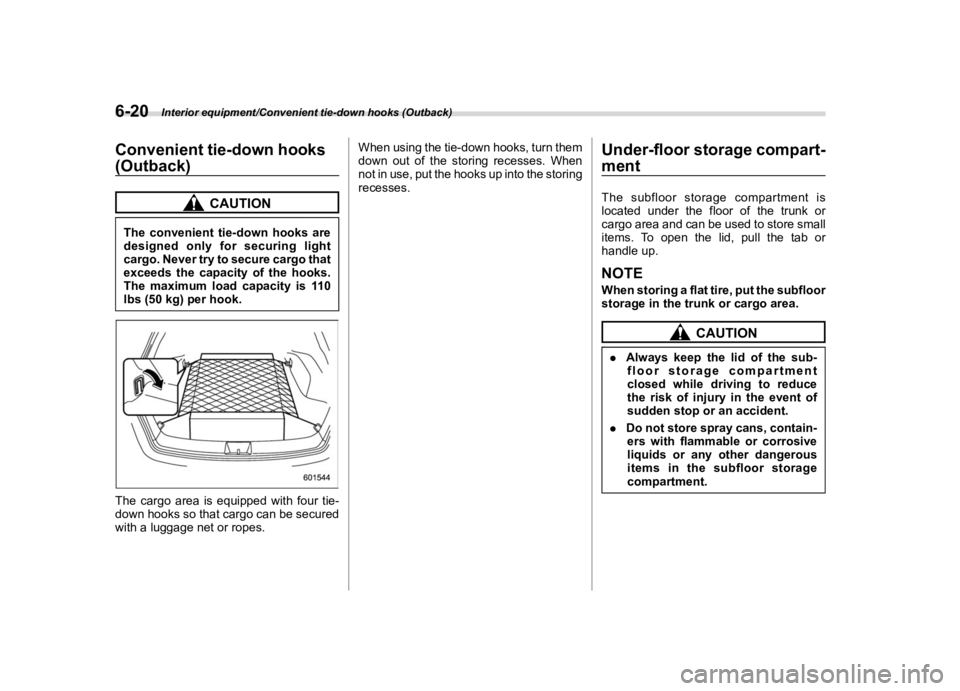 SUBARU OUTBACK 2019  Owners Manual �������

