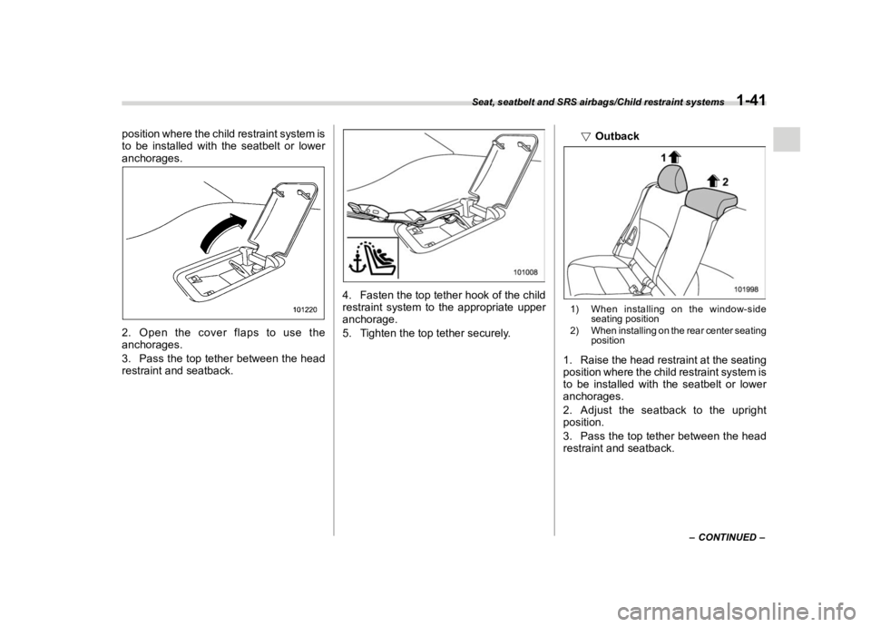 SUBARU OUTBACK 2019  Owners Manual ������
