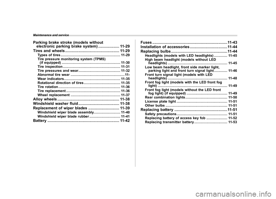 SUBARU WRX 2019  Owners Manual  
������� 

