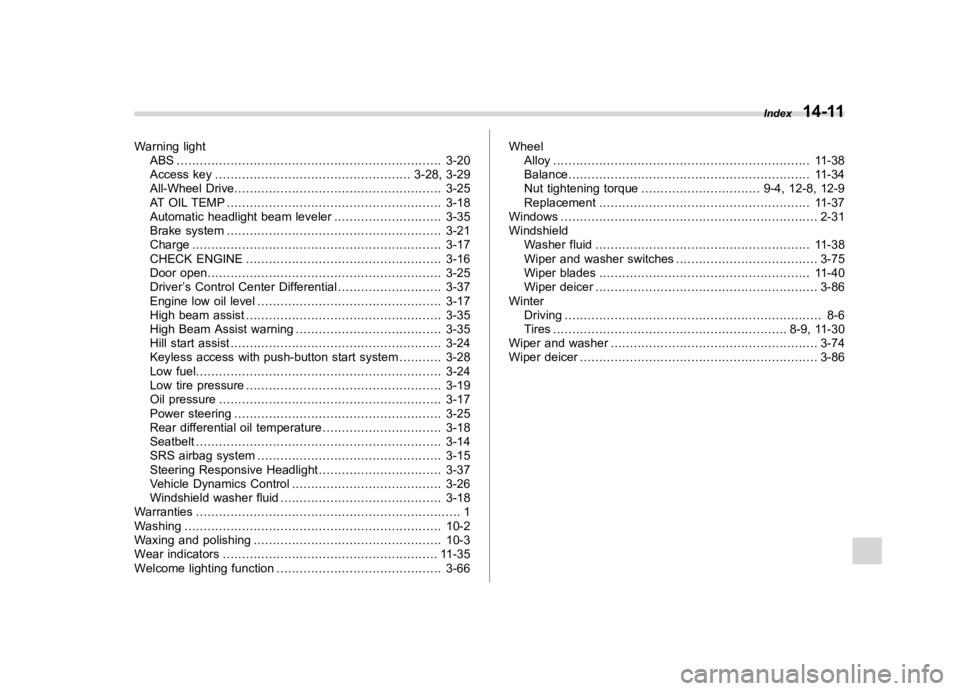 SUBARU WRX 2019  Owners Manual  
�� ���� 
