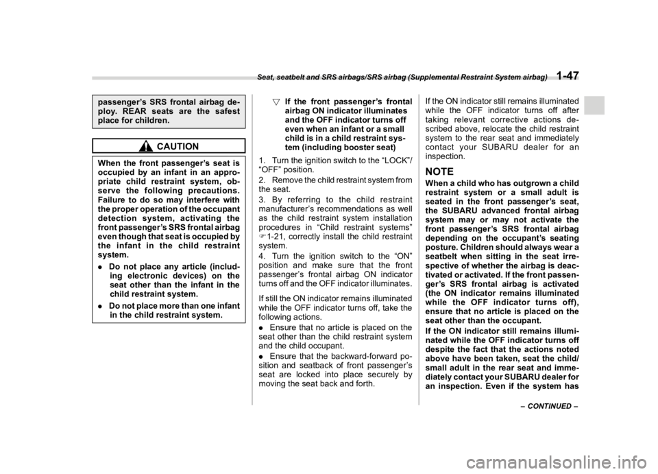 SUBARU WRX 2019  Owners Manual  
������ 
