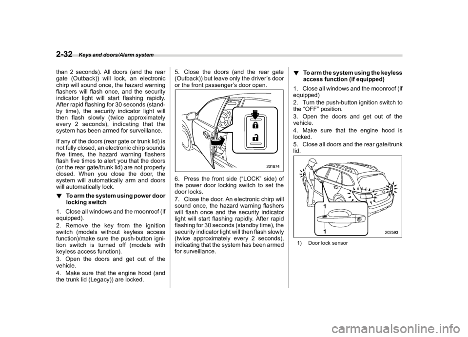 SUBARU LEGACY 2018  Owners Manual  
������� 

