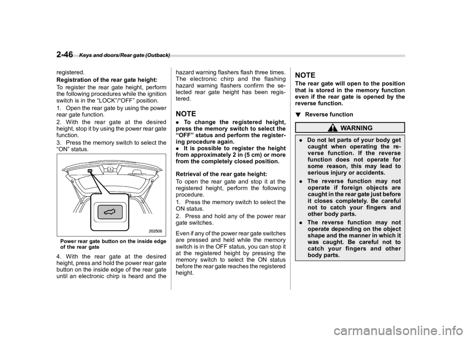 SUBARU LEGACY 2018  Owners Manual  
������� 
