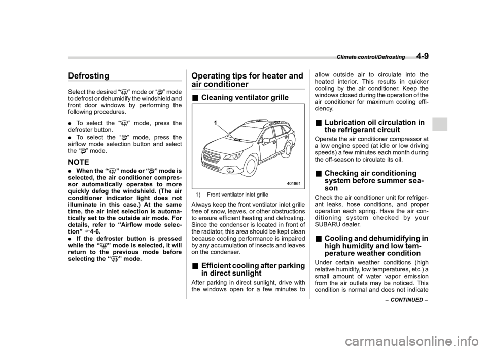 SUBARU LEGACY 2018  Owners Manual  
������� 
