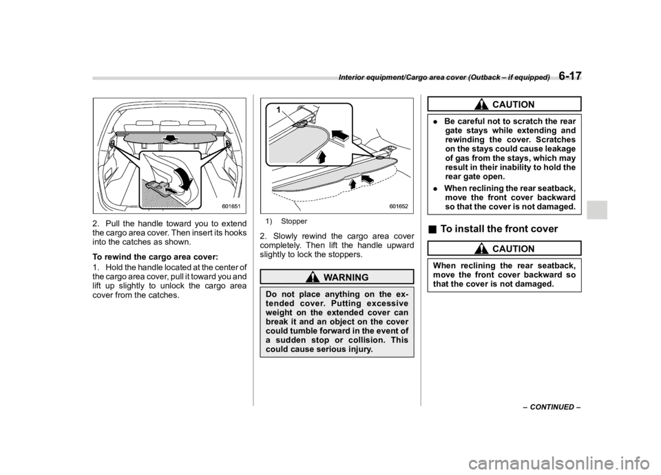 SUBARU LEGACY 2018  Owners Manual  
������� 
