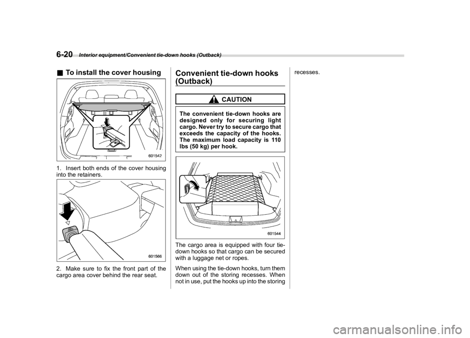 SUBARU LEGACY 2018  Owners Manual  
������� 
