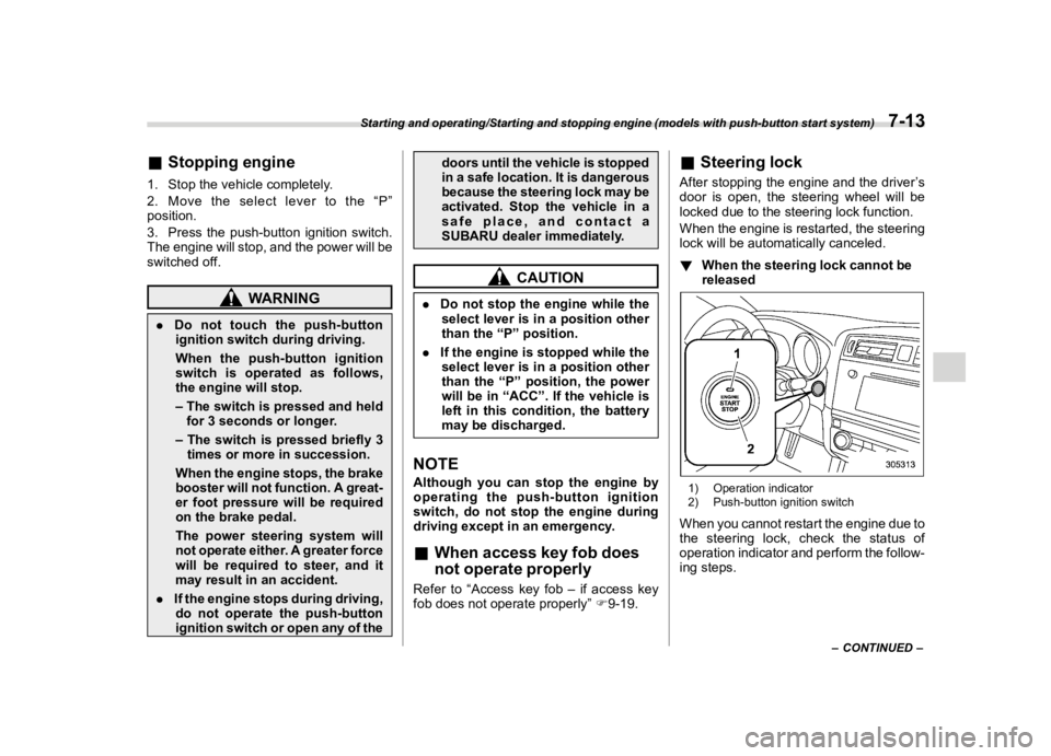 SUBARU LEGACY 2018  Owners Manual  
������� 
