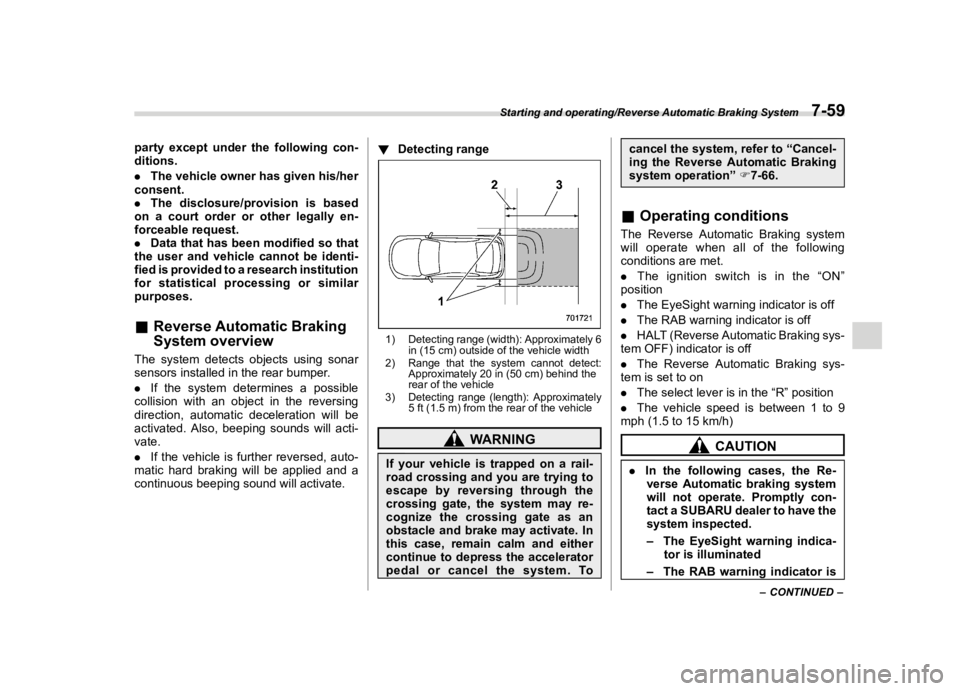 SUBARU LEGACY 2018  Owners Manual  
������� 
