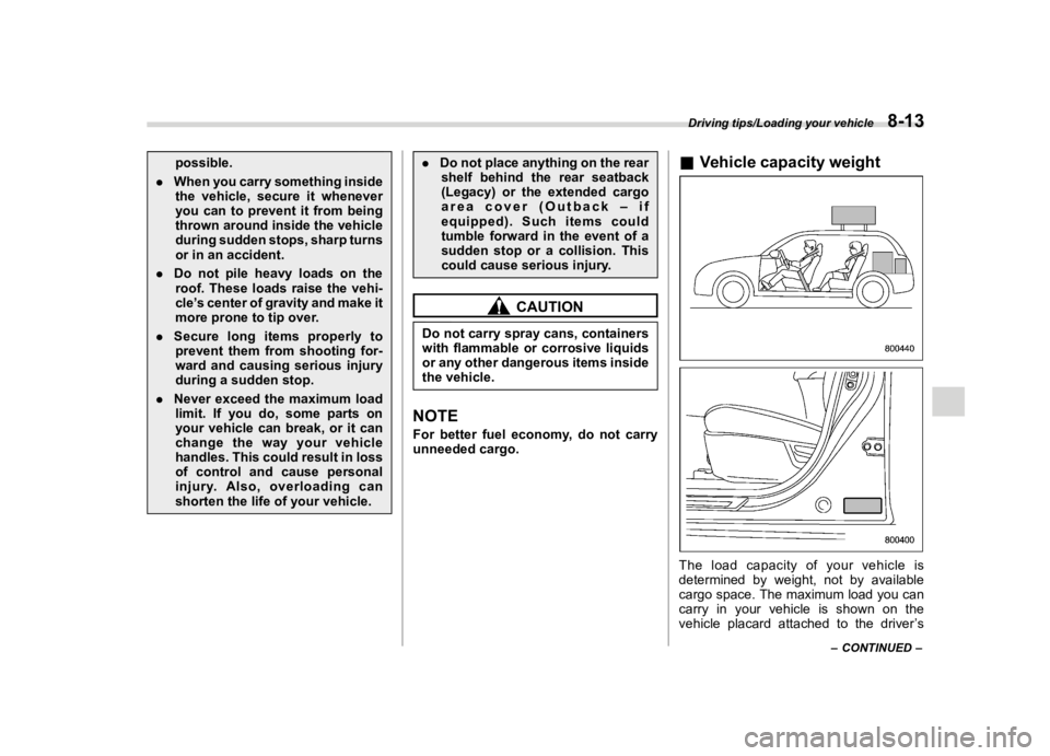 SUBARU LEGACY 2018  Owners Manual  
������� 
