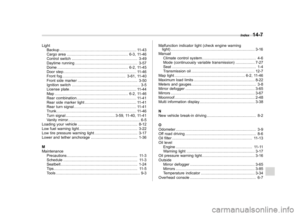 SUBARU LEGACY 2018  Owners Manual  
����� 
