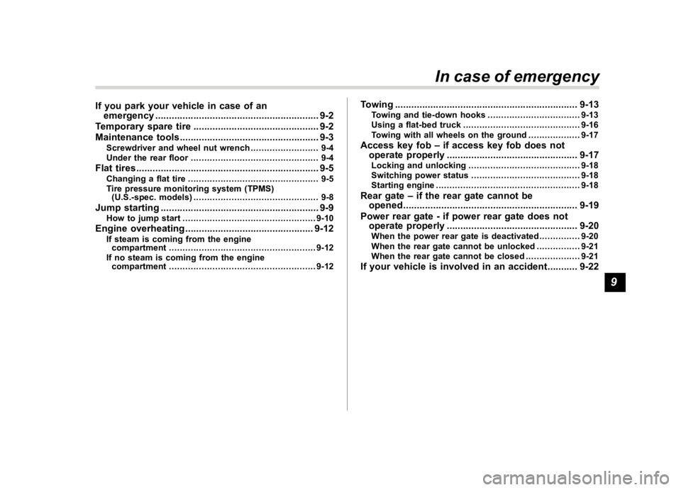 SUBARU FORESTER 2018  Owners Manual  
������� 

|&(�/�Q�F�G�N ��#�����$���$� ��&�+�6��&��������� 
�6�� 
�,�I �\�R�X �S�D�U�N �\�R�X�U �Y�H�K�L�F�O�H �L�Q�F�D�V�H �R�I�D�Q
�H�P�H�U�J�H�Q�F�\ ���� ���� 