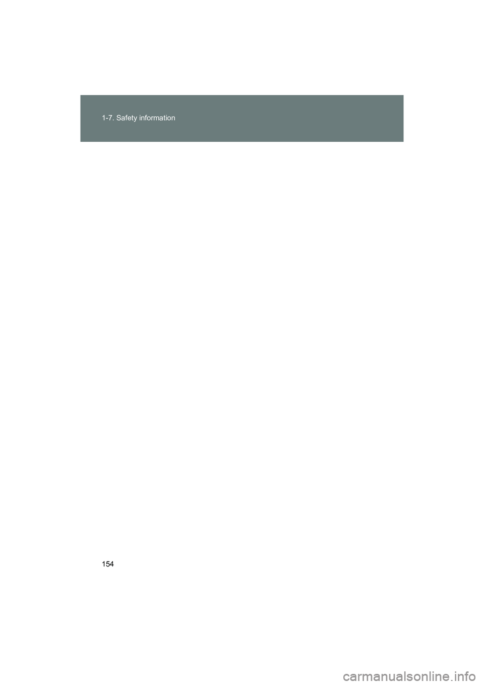 SUBARU BRZ 2018  Owners Manual 154 1-7. Safety information
BRZ_U (A4450BE-A) 