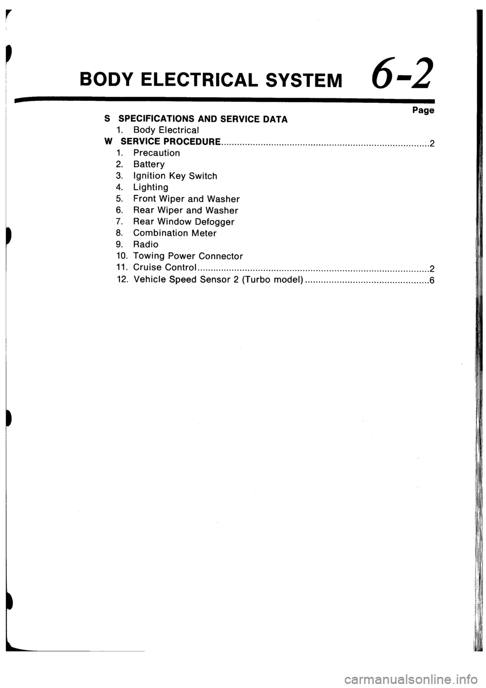 SUBARU IMPREZA 1996  Service Repair Manual 