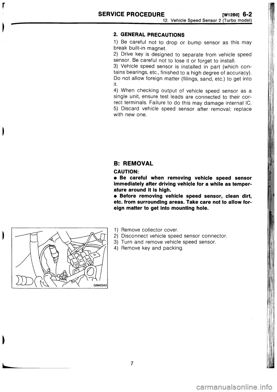 SUBARU IMPREZA 1996  Service Repair Manual 