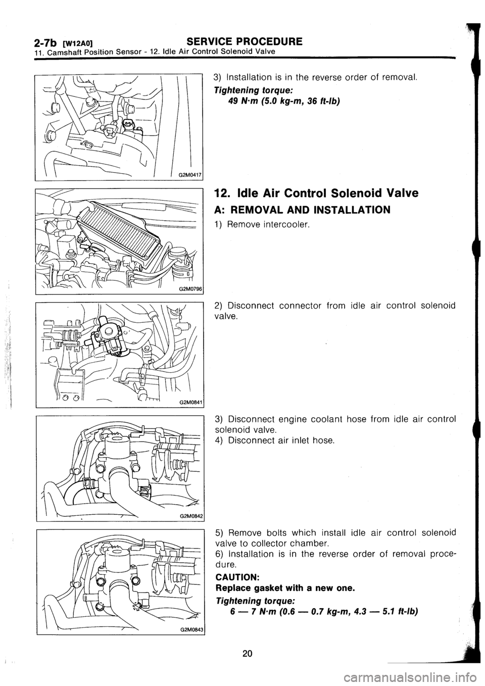 SUBARU IMPREZA 1996  Service Repair Manual 