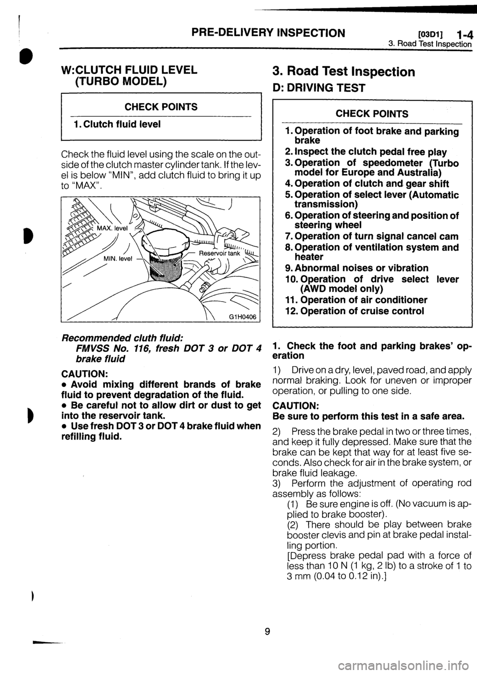 SUBARU IMPREZA 1996  Service Repair Manual 
