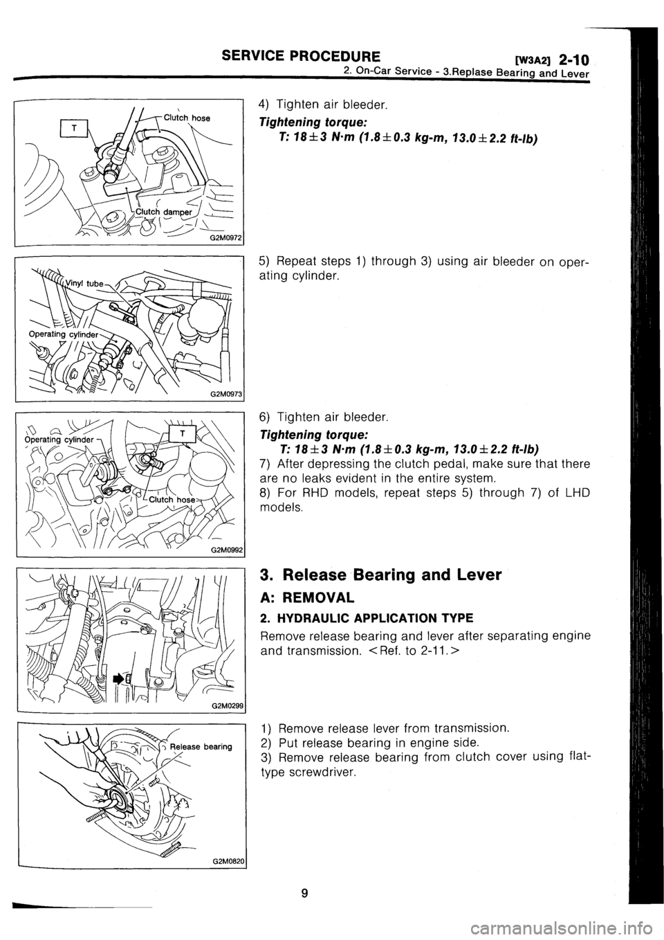 SUBARU IMPREZA 1996  Service Repair Manual 