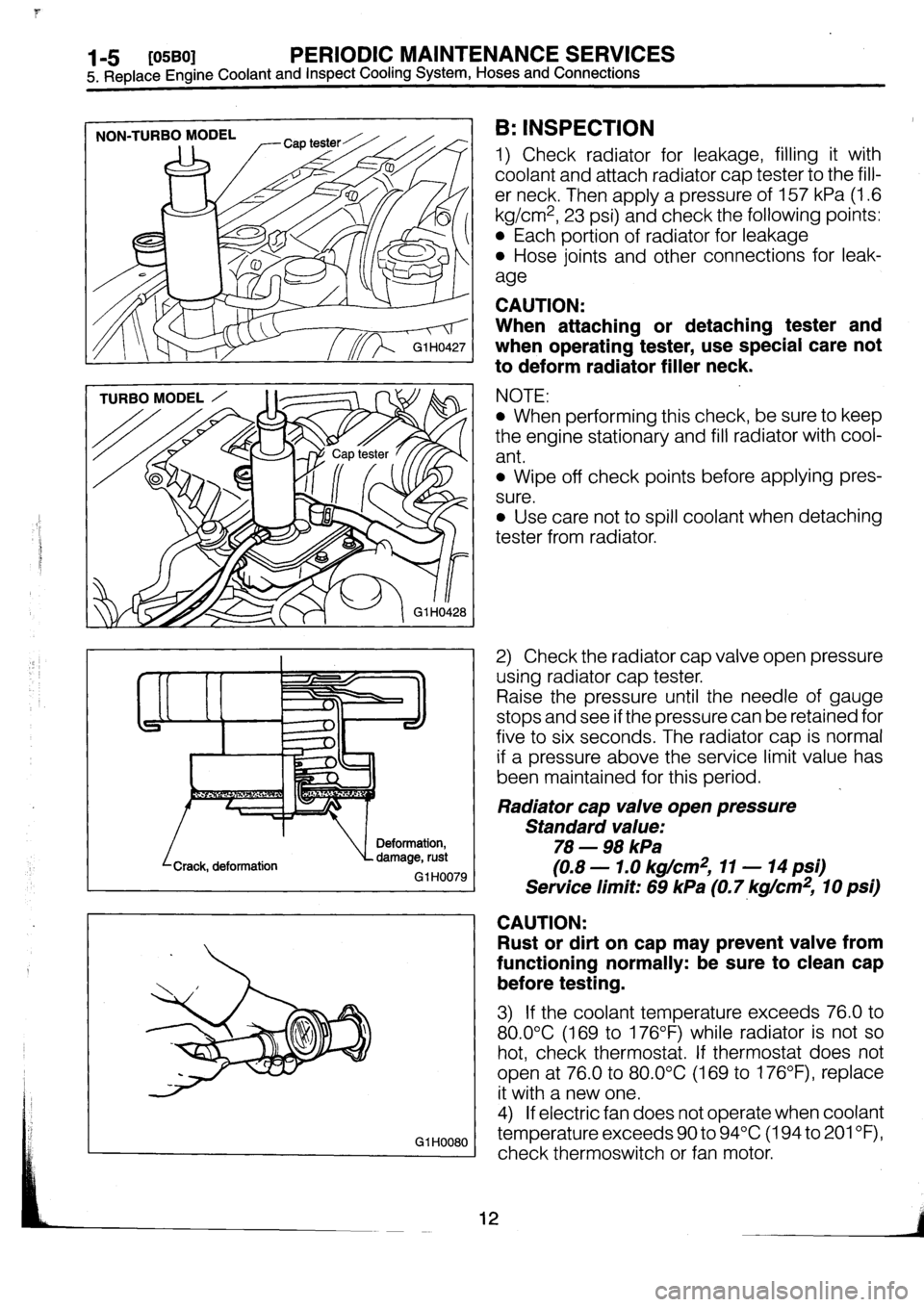 SUBARU IMPREZA 1996  Service Repair Manual 