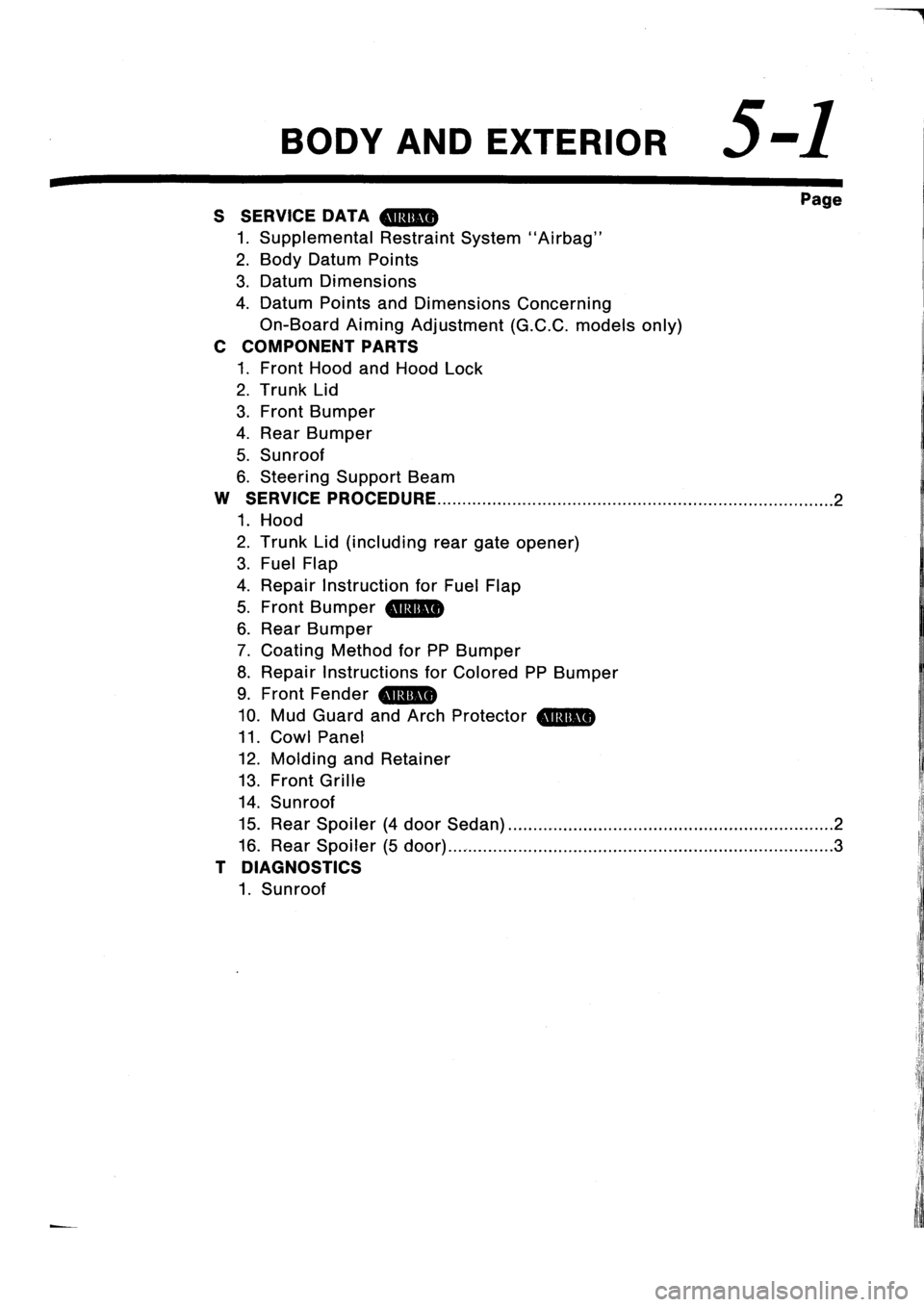 SUBARU IMPREZA 1996  Service Repair Manual 