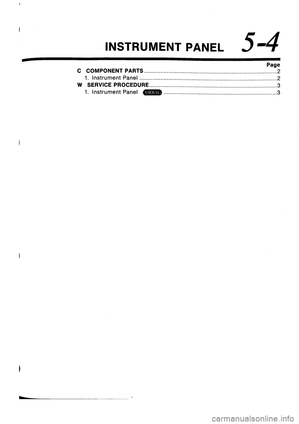 SUBARU IMPREZA 1996  Service Repair Manual 