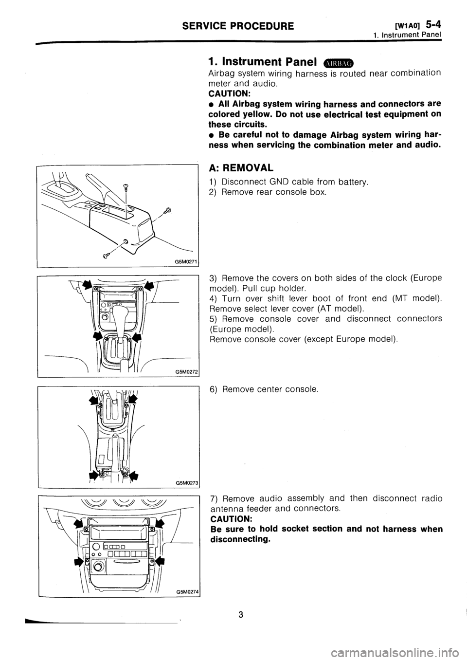 SUBARU IMPREZA 1996  Service Repair Manual 