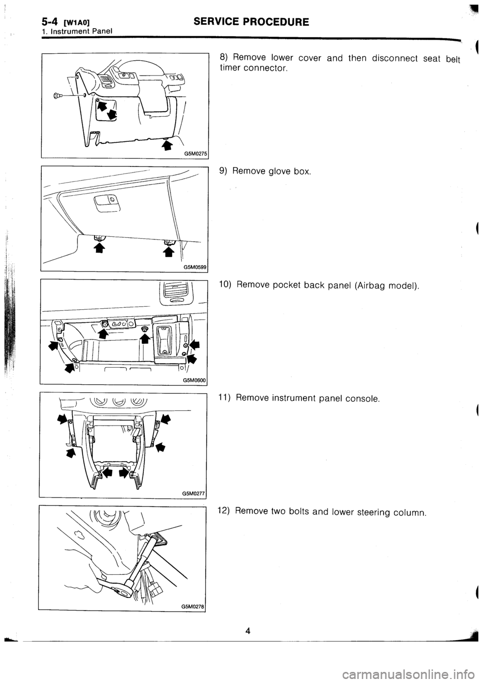 SUBARU IMPREZA 1996  Service Repair Manual 