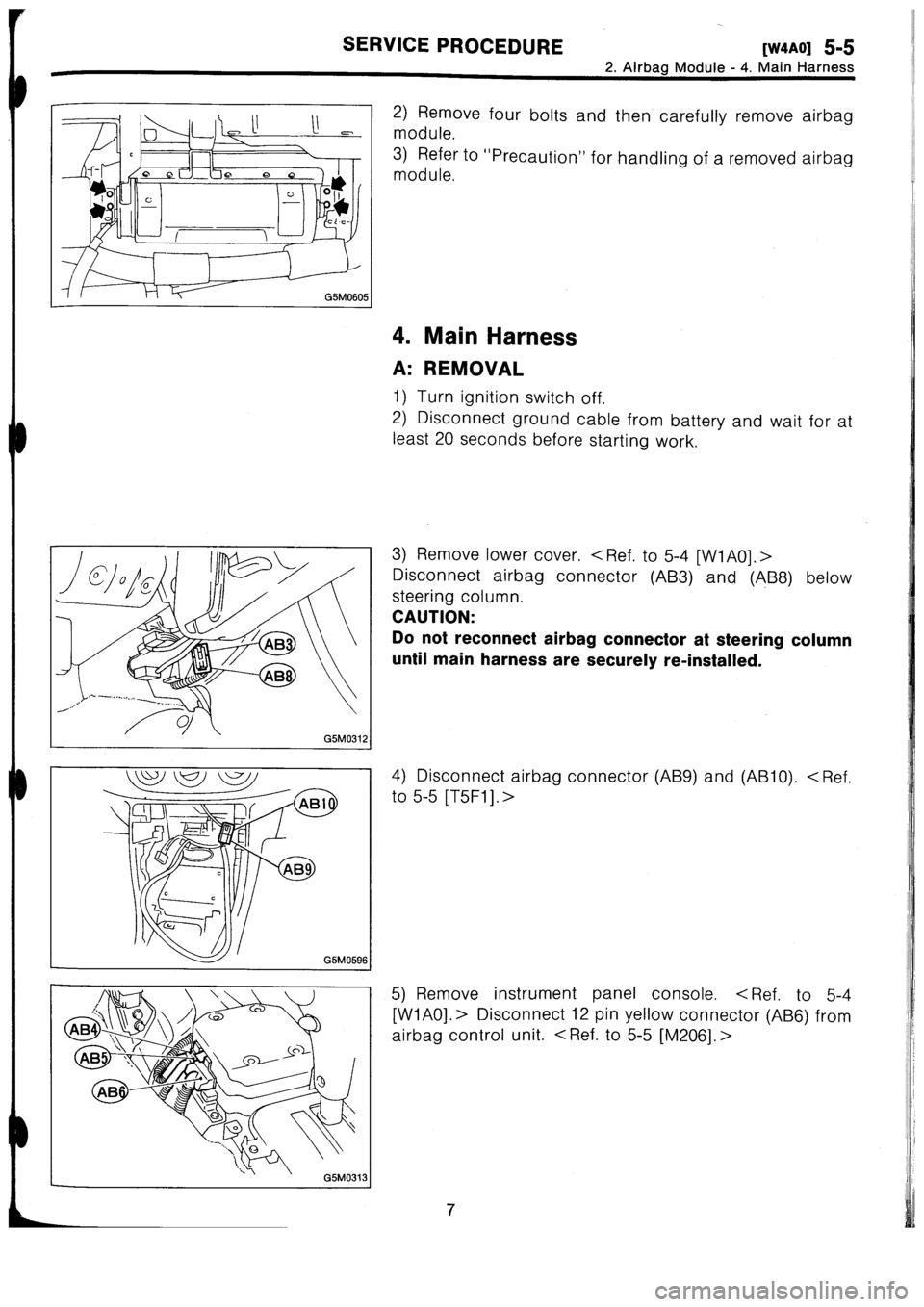SUBARU IMPREZA 1996  Service Repair Manual 