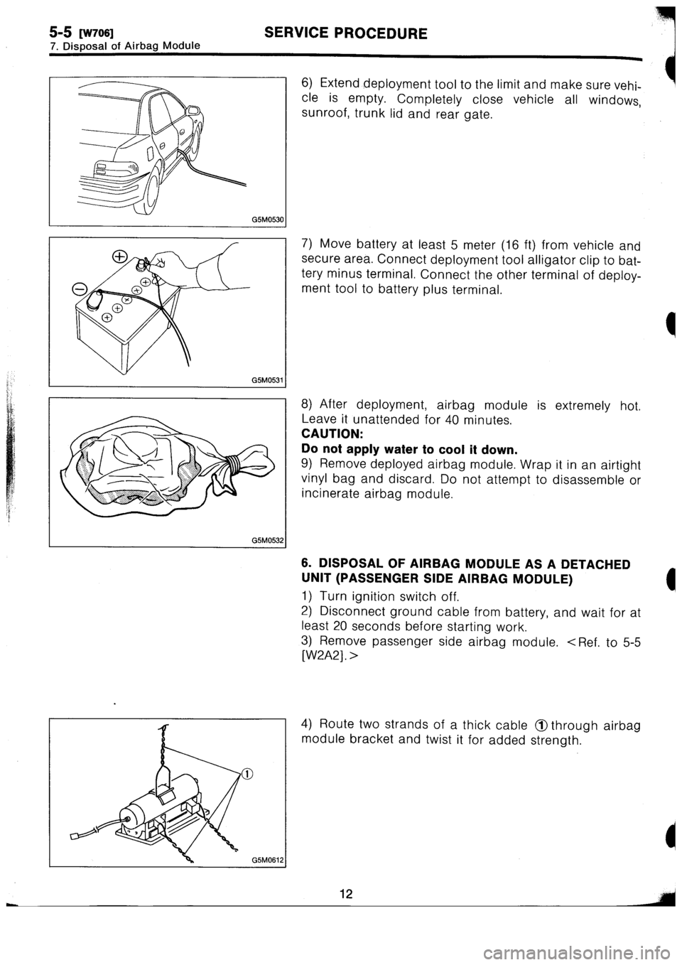 SUBARU IMPREZA 1996  Service Repair Manual 