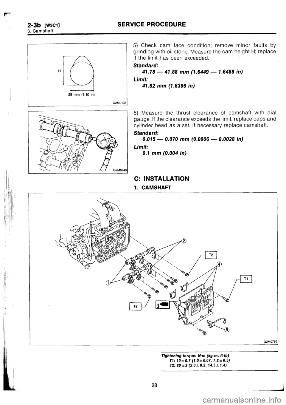 SUBARU IMPREZA 1993  Workshop Manual 