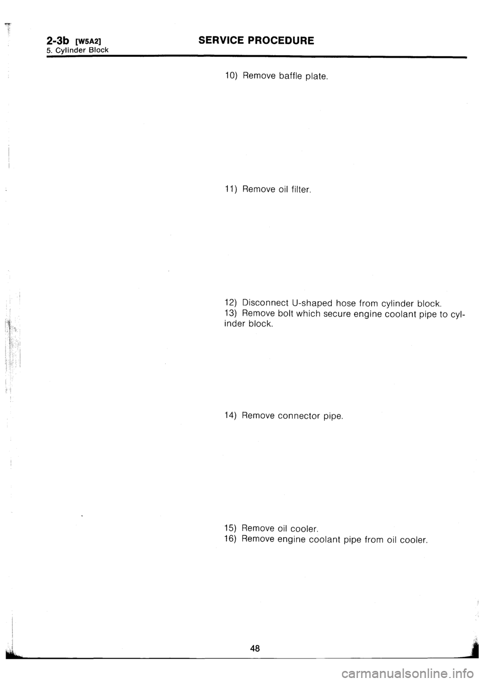 SUBARU IMPREZA 1993  Workshop Manual 