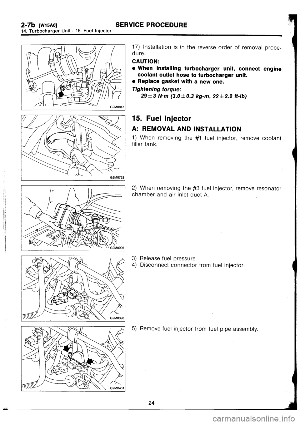 SUBARU IMPREZA 1993  Workshop Manual 