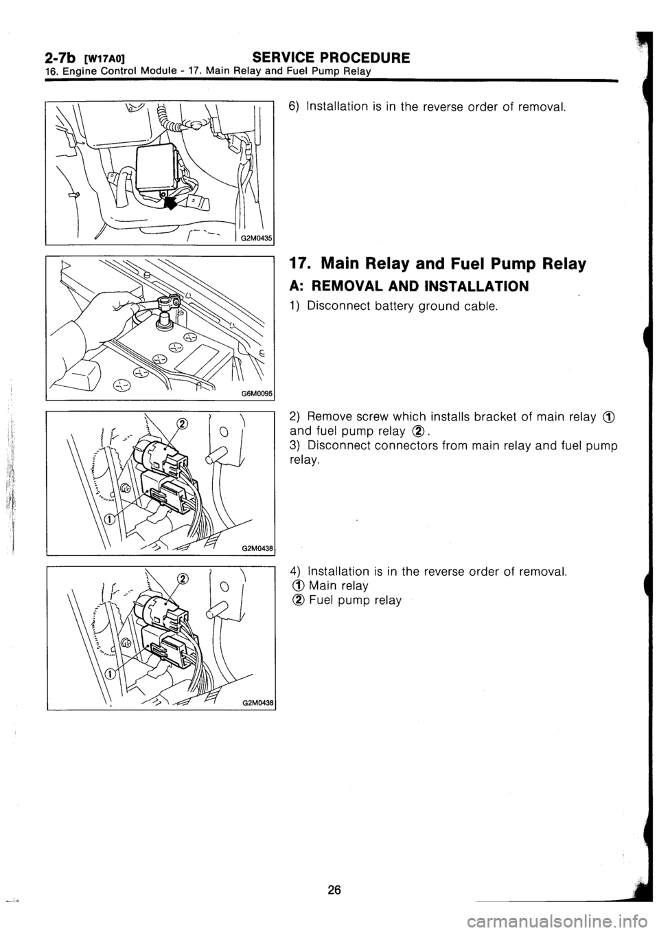 SUBARU IMPREZA 1993  Workshop Manual 